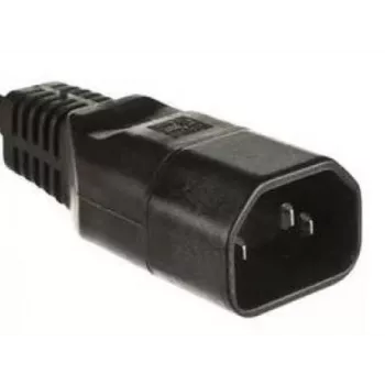 Microconnect C14PLUG toitepistiku adapter C14 Must