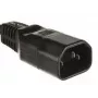 Microconnect C14PLUG toitepistiku adapter C14 Must