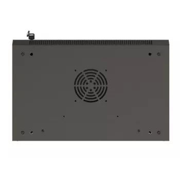 Seinale paigaldatav rack-kapp LANBERG WF03-5304-10B 19 tolli 4U must, klaasuks