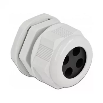 Kaabli läbiviik DeLOCK 60384 hall plastik 2 tk