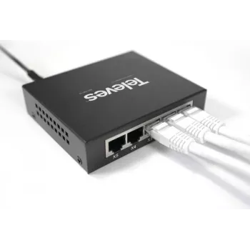 Mittehallatav Etherneti lüliti Televes SWUM-1000-5 — 5x 10/100/1000 Mbps porti