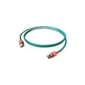 Easylan CS1OAADAD0030 RJ45 võrgukaabel, patch-kaabel CAT 6a S/FTP 3 m hall LED-iga 1 tk.