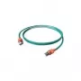 Easylan CS1OAADAD0030 RJ45 võrgukaabel, patch-kaabel CAT 6a S/FTP 3 m hall LED-iga 1 tk.
