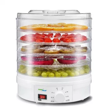 Toidukuivati GreenBlue GB190 5 restiga, 250 W, reguleeritav temperatuur, 32 cm resti läbimõõt