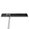 Satechi õhuke W3 klaviatuur USB-C numbriklahvistikuga (hall)