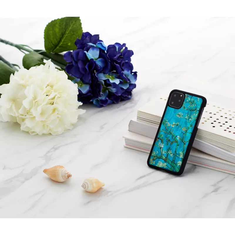Kaitsev nutitelefoni ümbris iKins iPhone 11 Pro Max'ile — Almond Blossom Must