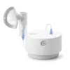Tabletop nebulizer Omron C28P with 10 ml/min capacity, 2.65 µm particle size, Valge, dimensions 265×195×143 mm