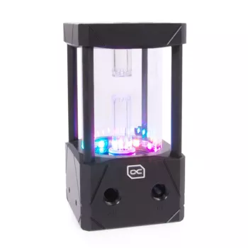 Vesiblokk Alphacool 13327 atsetaalalumiinium must läbipaistev 5V RGB