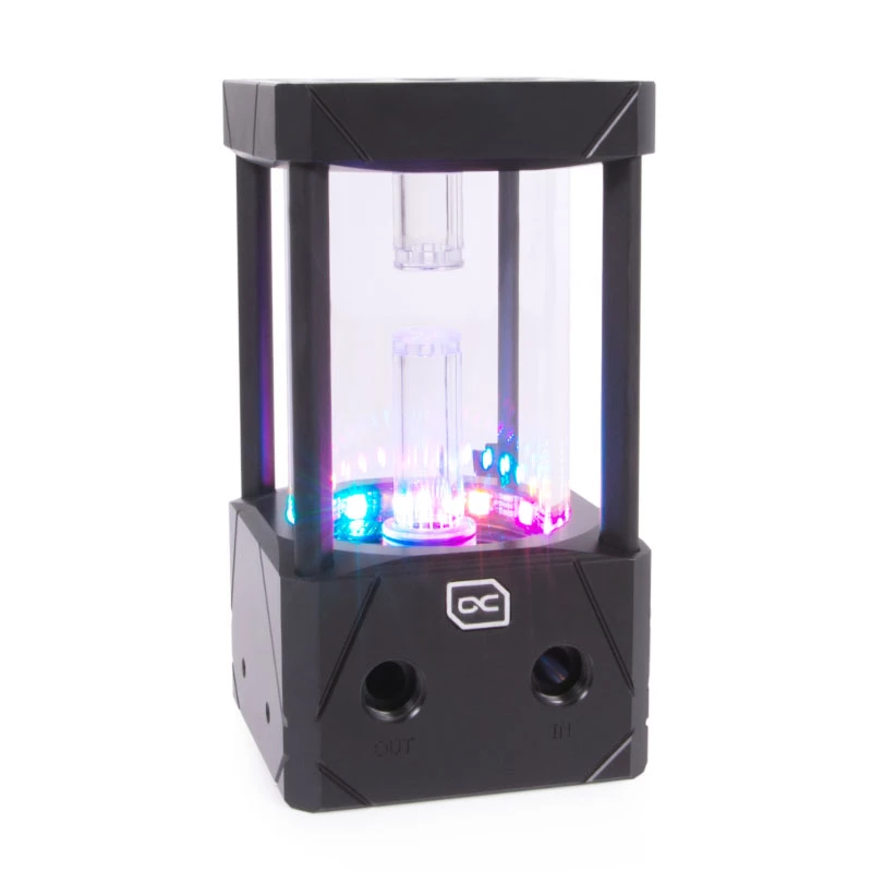 Vesiblokk Alphacool 13327 atsetaalalumiinium must läbipaistev 5V RGB