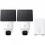 Eufy SoloCam E30 (2 tk) + Homebase 2 Dome IP turvakaamera Välitingimustesse 2048 x 1080 pikslit Seinale