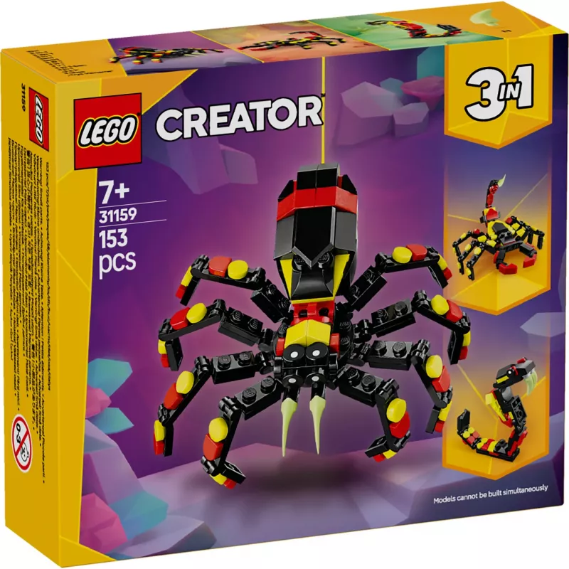 LEGO Creator 3-in-1 ehitatav ämblikumudel 31159 — 153 osa, vanus 7+, 110×150×50 mm