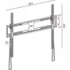 TV seinakinnitus TB TB-851E kuni 100-tollistele teleritele (max 65 kg), VESA 800×600