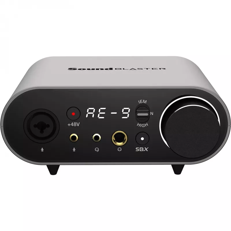 Helikaart Creative Labs SoundBlaster AE-9 — 32-bit / 384 kHz taasesitus ja salvestus