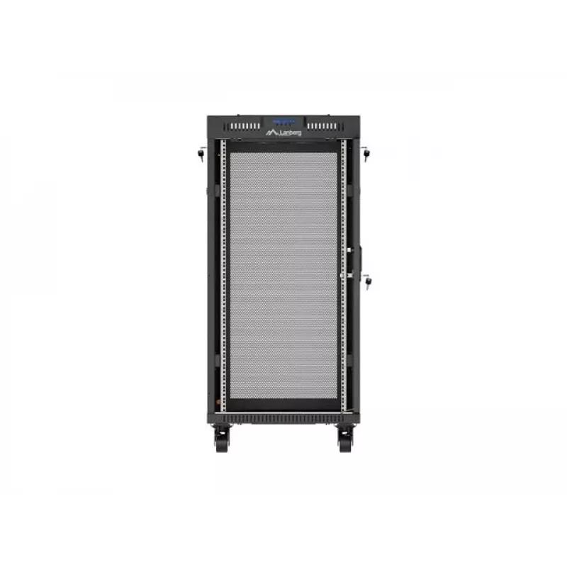 Rack cabinet LANBERG FF01-6624-23BL 24U freestanding 19 inch 600×600 mm IP20 must