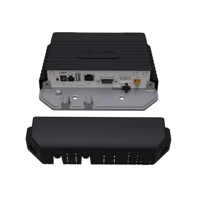MIKROTIK RBLtAP-2HnD&R11e-LTE LtAP LTE komplekt - 802.11b/g/n 2.4 / 5GHz AP. 3x SIM. Sisaldab LTE modemit