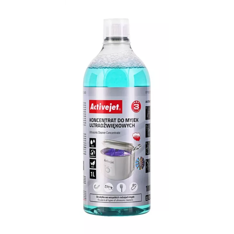 Puhastuskontsentraat UV-ultrahelipuhastitele ActiveJet AOC-600, 1 L pihustuspudel