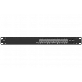 Hallatav Etherneti kommutaator TELTONIKA SWM281 — 24 RJ45 porti, 4 SFP-pesa