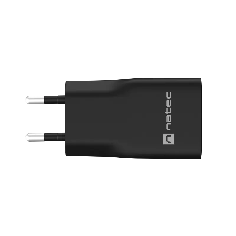 Toiteadapter NATEC Ribera NUC-2377 — 1×USB-A, 1×USB-C, 3 A väljund