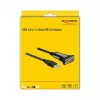 USB 2.0 Type-A – 1 x jada-RS-232 DB9, 4 m, DeLOCK 66323