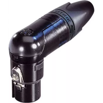 Neutrik XLR-pistikupesa, nurga all kontaktide arv: 4 hõbedane NC4FRX 1 tk (NC4FRX)