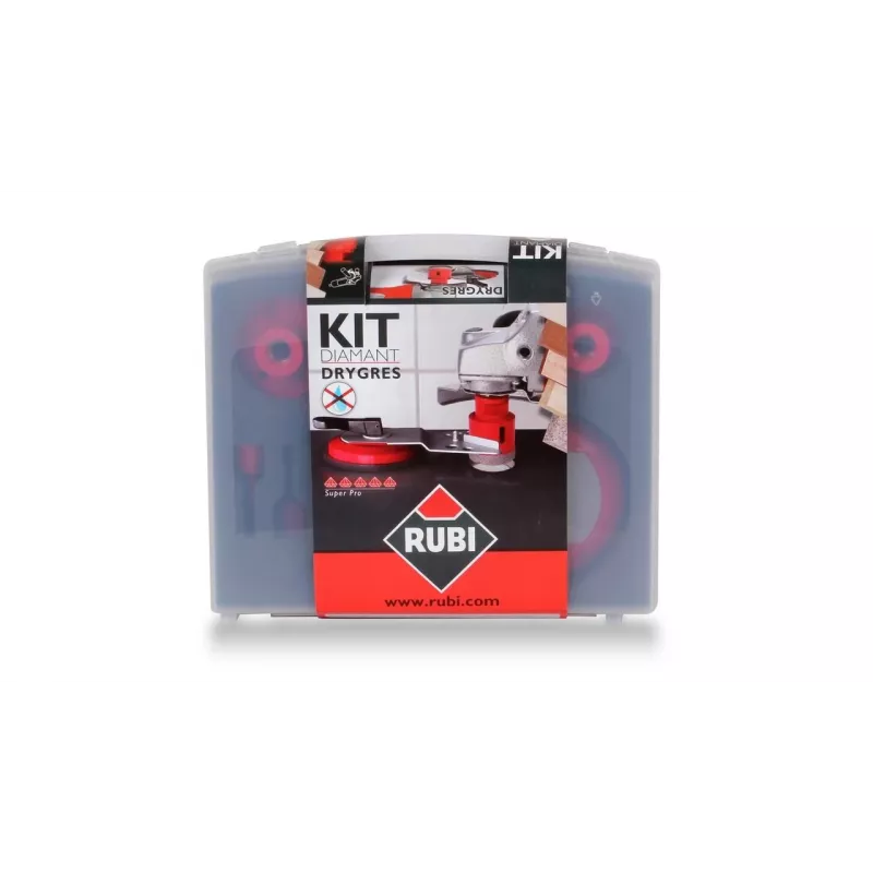 Puuriterakomplekt RUBI 50996 — teemantpuuriterad Ø6, 8, 20, 35, 50, 68 mm, 6 tk