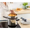 Survekeedupott Tefal SECURE TRENDY 6L roostevabast terasest aurutuskorviga, induktsiooniga ühilduv