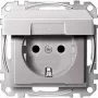 Merten MEG2310-0460 pistikupesa CEE 7/3 Alumiinium (MEG2310-0460)