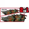 Ehitusklotside komplekt Cobi Armed Forces BWP-1 2630 — Poola/Ukraina amfiibse soomustransportööri mudelikomplekt