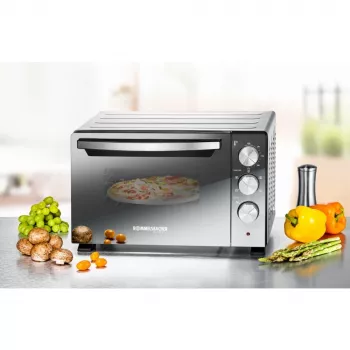 Miniahi Rommelsbacher BGS 1400, 18 L, 230 °C, 5 kuumutusrežiimi, pöörlev varras, hõbe/must