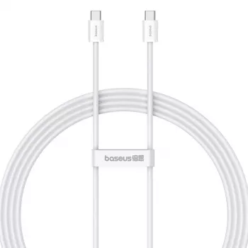 Baseus Superior USB C to USB C andmekaabel 2 m 30 W valge
