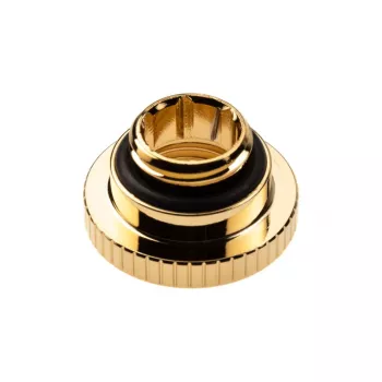 Liitmik EK Water Blocks messing kuldne 3,75 mm kõrgus 2,3 cm läbimõõt