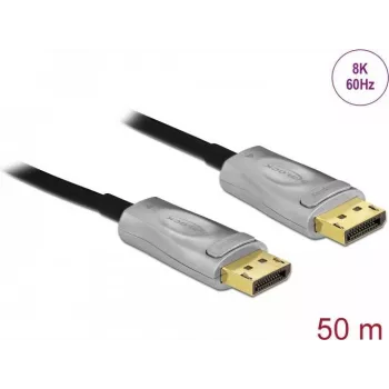 DeLOCK aktiivne optiline kaabel DisplayPort 1.4 8K 50 m