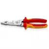 Kaablieemaldaja Knipex 13 76 200 ME 6 mm eemaldusvõimega Punane Roostevaba teras Kollane