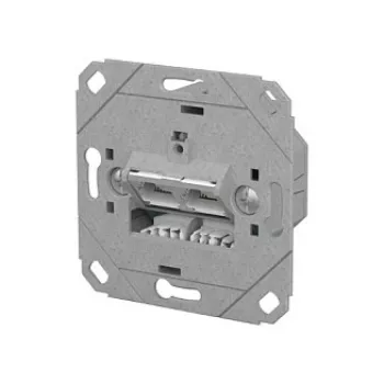 METZ CONNECT ühenduspesa E-DAT C6A LSA++ 2 porti UP0 metallik