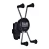RAM Mounts X-Grip suure telefonihoidik mootorratta kahvli varre alusega