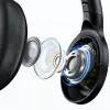 Usams Bluetooth 5.3 kõrvaklapid, ülepea, Us-yh seeria, must/must TDLYEJYS01