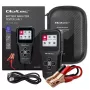 Qoltec 52489 Digitaalne aku analüsaator tester 3-in-1 LCD-ekraani ja mitmekeelse liidesega 6V | 12V | 24V | 30Ah-200Ah