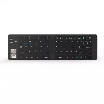 Juhtmevaba klaviatuur Inca IBK-579BT Bluetooth 66 klahvi metallikhõbedane