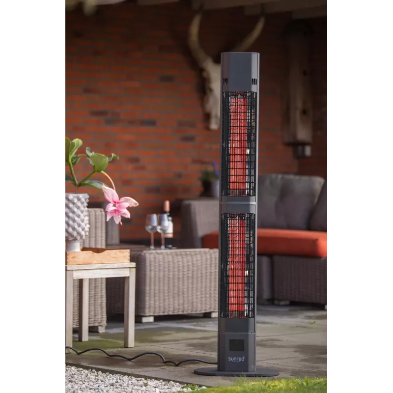 SUNRED | Kerisekeha | RD-DARK-3000L, Valencia Dark Lounge | Infrapuna | 3000 W | Must | IP55