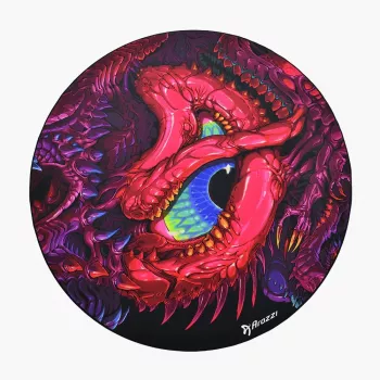 Põrandamatt Arozzi Zona Round Floor Pad | Crawling Chaos — ümmargune kaitsematt tooliratastele ja põrandale, mudel AZ-ZONA-PAD-CHAOS