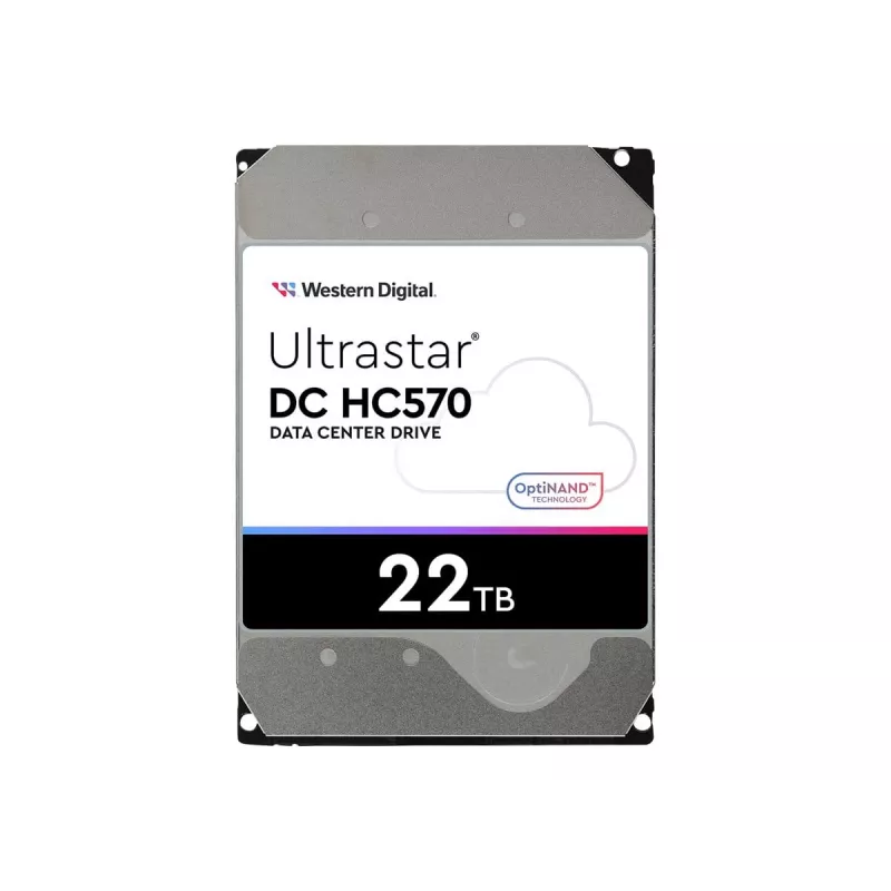 3,5-tolline SAS-kõvaketas Western Digital Ultrastar DH HC570 22 TB, 12 Gbit/s, 7200 p/min, 512 MB vahemälu