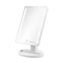 Eraldiseisev meigipeegel Girmi BE04 — Ristkülikukujuline 1× suurendus, valge LED, USB/4×AA, 180° pööratav