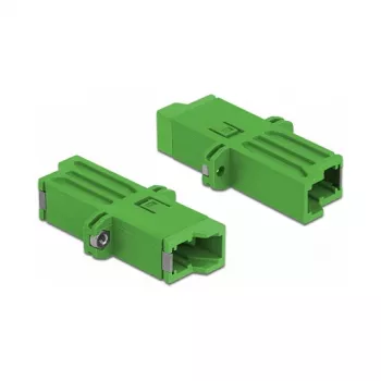 Kiudoptiline adapter DeLOCK E2000 Simplex emane - Simplex emane