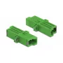 Kiudoptiline adapter DeLOCK E2000 Simplex emane - Simplex emane