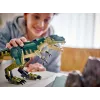 Ehituskomplekt LEGO Creator 3-in-1 T.Rex ehitatav mudelikomplekt, 626 tk, 150 mm kõrgus, vanus 9+