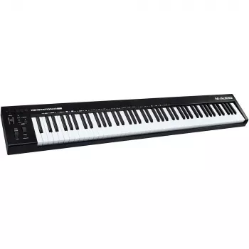 M-AUDIO Keystation 88 MK3 MIDI-klaviatuur 88 klahviga USB Must, Valge