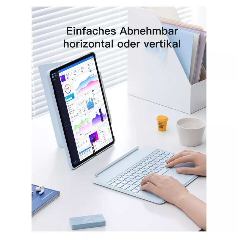 Klaviatuur Inateck KB04118_BLUE iPad Air 6 Pro 12 13 jaoks