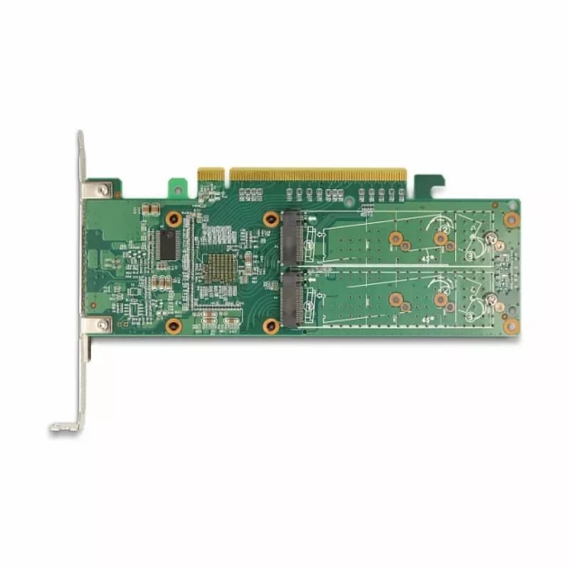 DeLOCK PCI Express x16 kaart neljale sisemisele NVMe M.2 Key M-le – madalprofiil