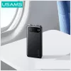 Akupank usams PB80 PD20W 10000 mAh — kaasaskantav laadija, must
