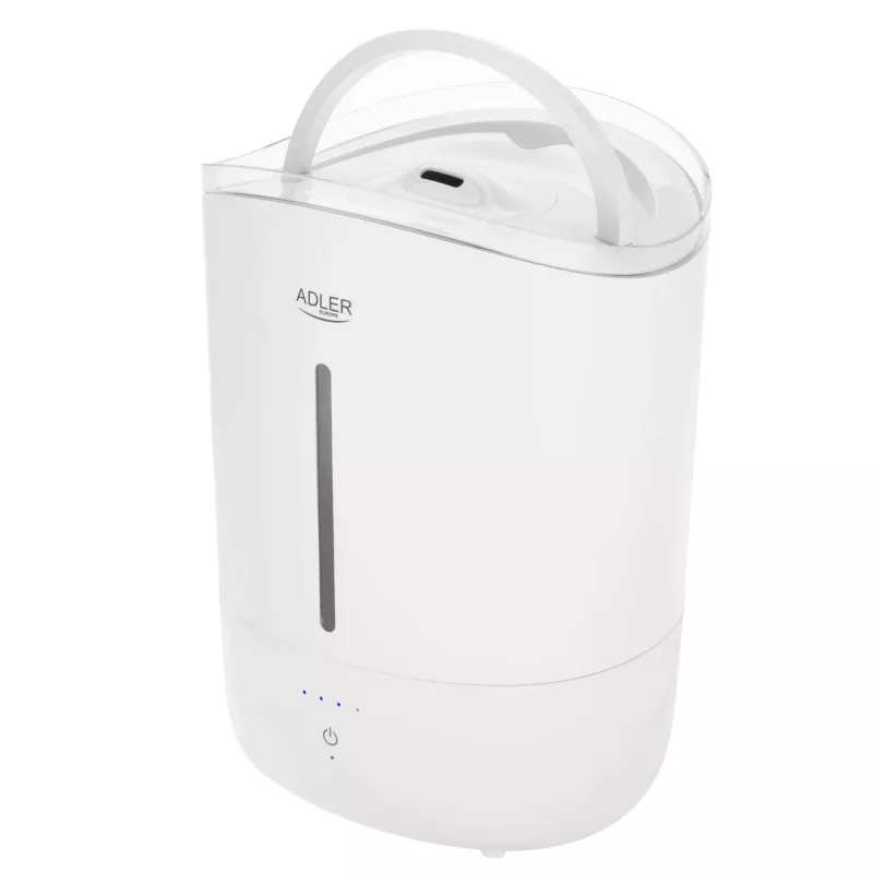 Adler õhuniisutaja | AD 7971 | 30 W | Veepaagi maht 5 L | Ultraheli | Niisutusvõimsus 100-250 ml/h | Valge